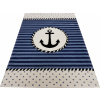 Koberec do detskej izby - 3D Diamond koberec 120x170kotwica modrý námorník (Koberec do detskej izby - 3D Diamond koberec 120x170kotwica modrý námorník)
