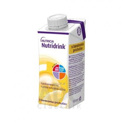 Nutridrink s příchutí banánovou por.sol. 200 ml