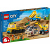 LEGO City 60391 Nákladné auto a žeriav s búracou guľou