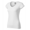 MALFINI® Tričko dámske Fit V-neck biela Veľkosť: S 1620013