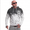 Pánska mikina Yakuza Splash Allover - čierna/biela