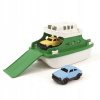 Green Toys Zeleno-biely trajekt s autíčkami