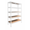 Meets-ecommerce UG Policový regál profi 200x140x40, 4-7 políc Farba: Biela, Počet polic: 5 políc