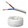 Brolux Dvojlinka medený 2x10mm biely kábel, 1m, BW005611 Dĺžka: 100m