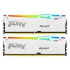 KINGSTON DIMM DDR5 32GB (Kit of 2) 6800MT/s CL34 Non-ECC FURY Beast RGB EXPO, Bílá