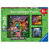 Ravensburger Minecraft Biomes Puzzle 3x49 dielikov