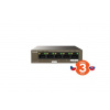 Tenda TEG1105PD PoE PD Gigabit switch, 1x PoE IN, 4x PoE OUT 802.3af, 5x 1 Gb/s, max. 30W, fanless
