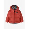 Detská bunda Patagonia Baby Reversible Down Sweater Hoody - salmon energy/ink black