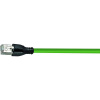 Helukabel 806407 RJ45 sieťové káble, prepojovacie káble 15.00 m zelená 1 ks; 806407
