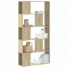 zahrada-XL Knižnica 5 políc dub sonoma 80,5x23,5x162,5 cm kompozitné drevo 852773