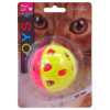 Hračka MAGIC CAT loptička neónová jumbo s rolničkou 6 cm 1 ks