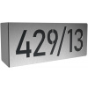 Domové číslo tabuľka 7b Velikost: 16 x 39 x 12(ohyb) cm (XL) - Doporučujeme, Ohyb: Na levé straně od čísla