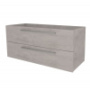 Mereo Bino, kúpeľňová skrinka 121 cm, Multidecor, Chromix strieborný CN693SACST