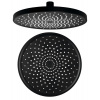 Sapho Hlavová sprcha, průměr 220mm, silikon trysky, ABS/černá mat