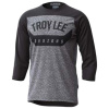 TROY LEE DESIGNS 3/4 SLEEVE JERSEY RUCKUS ARC BLACK Veľkosť: S