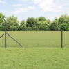 zahrada-XL Plot s stĺpmi Sivá 0.8 x 10 m Oceľ 3352159
