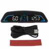 MULTIFUNKČNÝ LED GPS HUD RÝCHLOMER S AUTOMATICKOU REGULÁCIOU JASU