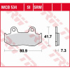 TRW LUCAS MCB534 TRW ZF BRZDOVÉ DOŠTIČKY KH092 ORGANICKÉ HONDA CR 125R '84-'86, MTX 125 '85-'95, NES/SH 125/150 '00-'08, XL 125R