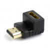 Adaptér Gembird HDMI adaptér uhlový 90° samec samica čierna (A-HDMI90-FML)
