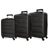 ROLL ROAD Flex Black, Sada ABS cestovných kufrov, 55-65-75cm, 5849460