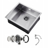 SucceBuy Drez 50x43x19CM Kuchynský drez z nehrdzavejúcej ocele