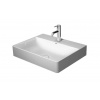 Duravit DuraSquare Umývadlo, 60x47 cm, bez prepadu, s otvorom na batériu, DuraCeram, biela 2353600041