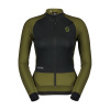 SCOTT Cyklistická vetruodolná bunda - RC PRO WARM HYBRID GTX WS W - čierna/zelená L