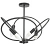 Lampa 4 APP1093-4C čierna