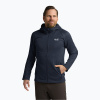 Pánska trekingová mikina Jack Wolfskin Peak District Hooded Full Zip midnight sky
