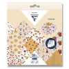 Sada papierov Clairefontaine Origami Autumn, mix veľkostí - 60 listov