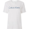 Calvin Klein S/S CREW NECK biela,modrá Dámske tričko L