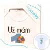 Body s potiskem New Baby Už mám rok modré