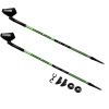 Spokey MEADOW – Nordic Walking palice s Anti-Shock systémom a reflexnými prvkami, čierno-zelené