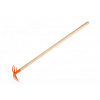 Motyka obojstranná oranžová s násadou 80 cm