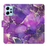 Flip pouzdro iSaprio - Xiaomi Redmi Note 12 5G / Poco X5 5G - Purple Marble - kapsičky na karty (Knížkový flip kryt, obal, pouzdro iSaprio na mobil Xiaomi Redmi Note 12 5G / Poco X5 5G - Purple Marble
