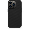 Kryt na mobil Epico Hybrid Carbon kryt pre iPhone 14 Pro Max s podporou uchytenia MagSafe - čierny (69510191300002)