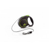 Flexi.de Vodítko Flexi Black Design XS 3m (max 8kg) lanko zelené