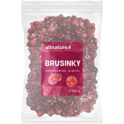 Allnature Brusnica kľukva sušená 1000 g