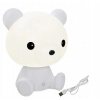 Detská nočná lampa Medvedík BIELY LED 3 režimy 25 cm (Detská nočná lampa Medvedík BIELY LED 3 režimy 25 cm)