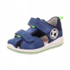 Superfit detské sandále z prírodnej kože, modré, veľkosť 23