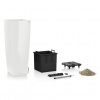 Lechuza geobra Kvetináč Lechuza Cubico Alto all-in-one set Farba: Biela