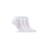 Ponožky CRAFT Core Dry Footies 3-pack biele L 43-45