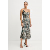 Šaty Guess NEW AKILINA čierna farba, maxi, priliehavé, W5GK85 WH9C2 W5GK85.WH9C2 M