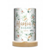 Svietidlo s rodným listom kvetinová krstná darčeková lampa (Svietidlo s rodným listom kvetinová krstná darčeková lampa)