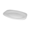 WIMEX Podnos oválny biely 55 x 36 cm (EPS) [10 ks]