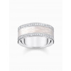 Thomas Sabo TR2446-041-14-56 Silver band ring w. white zirconia and enamel