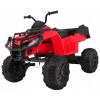 Joko veľká Elektrická štvorkolka 4x4 XL ATV kožené sedadlo penové kolesá rádio USB červená