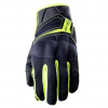 Rukavice na motorku FIVE RS3 black/ fluo yellow - 3XL