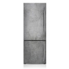 Magnetický kryt na chladničku Šedá betónová téma 60x180 cm
