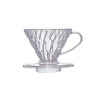 Hario plastový dripper na kávu V60-01 čirý